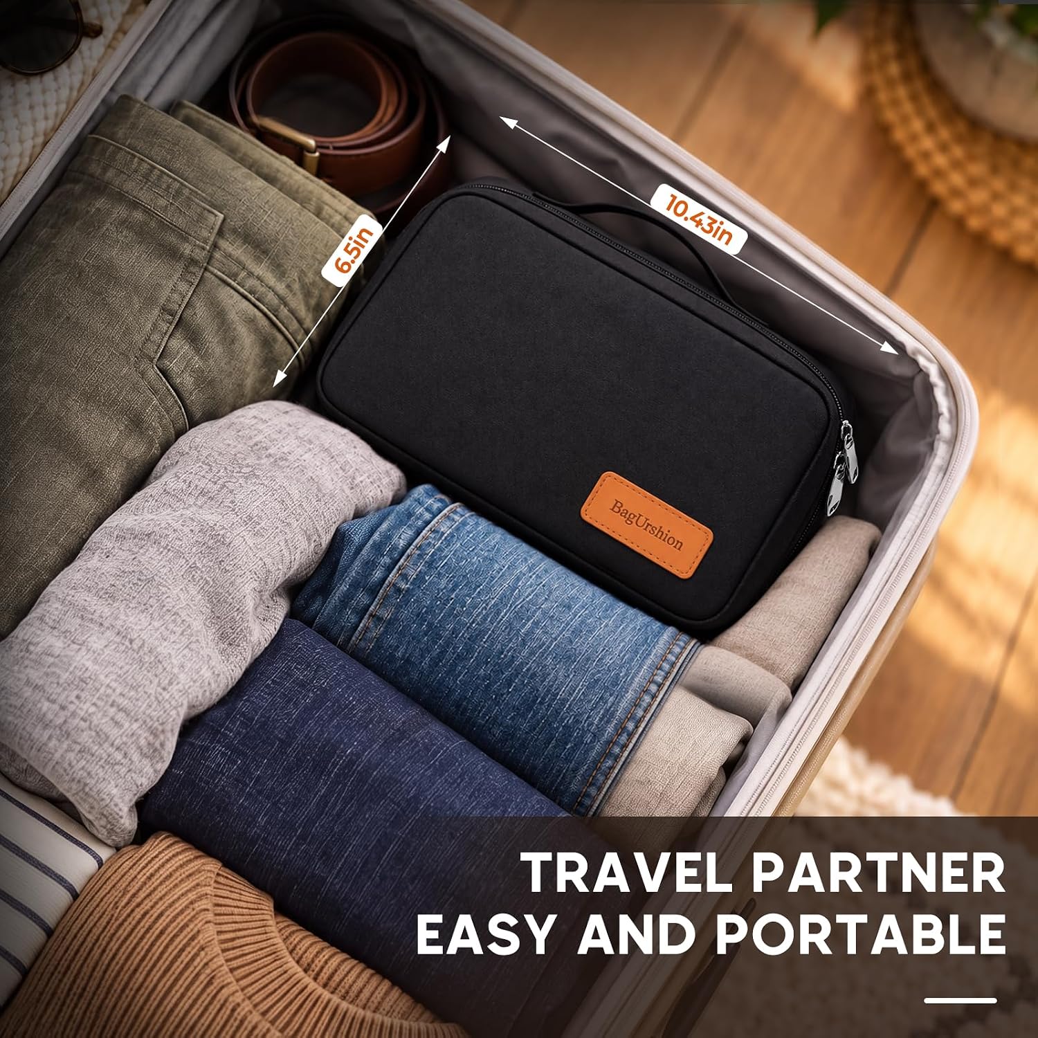 Toiletry Bag for Men,Mens Travel Toiletry Bag Organizer - Image 8