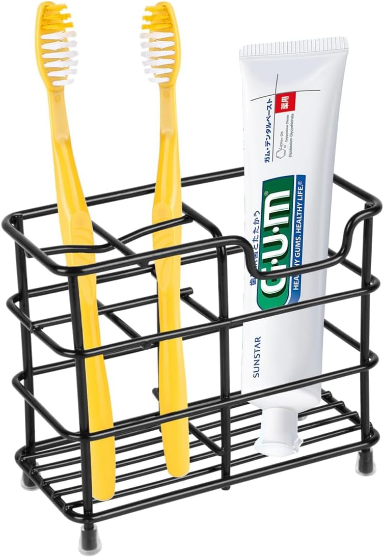 Toothbrush Holder for Bathrooms,Black - Image 7