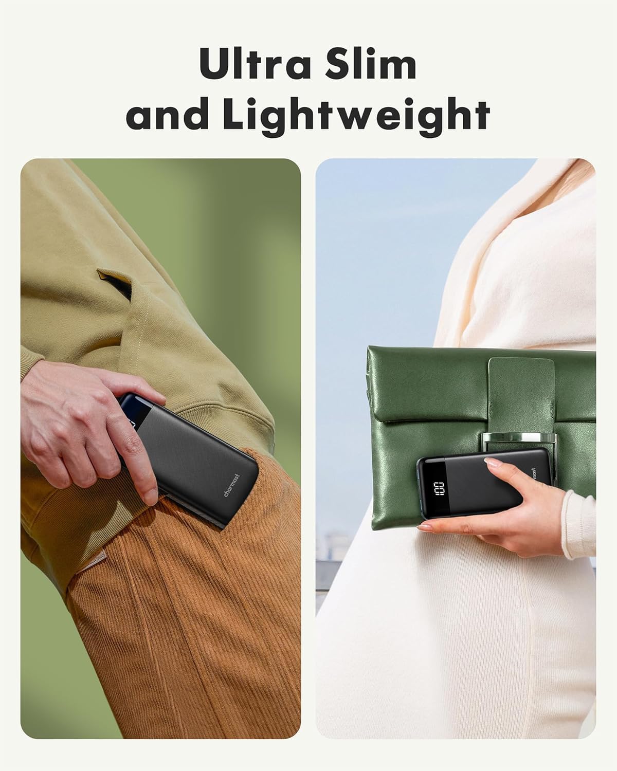 charmast Portable Charger Power Bank with Reinforced Built-in 4 Cables - Image 4